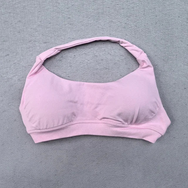 SculptShort Halter Set – Scrunch Fit Yoga Outfit