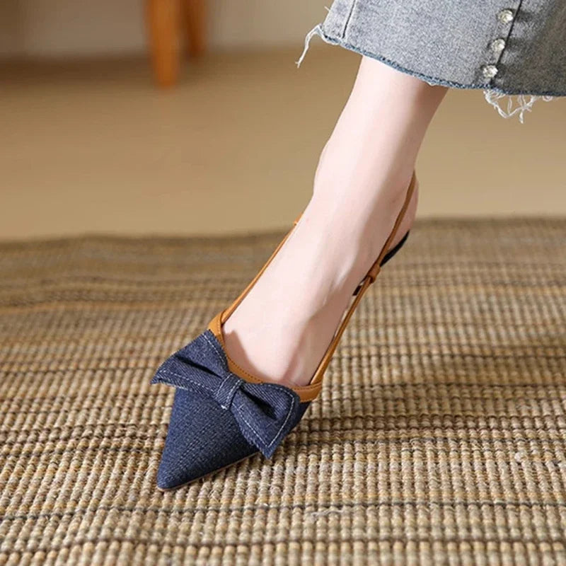 Viva | Pointed Heel Velvet Sandals – Suede Stiletto Fashion Shoes