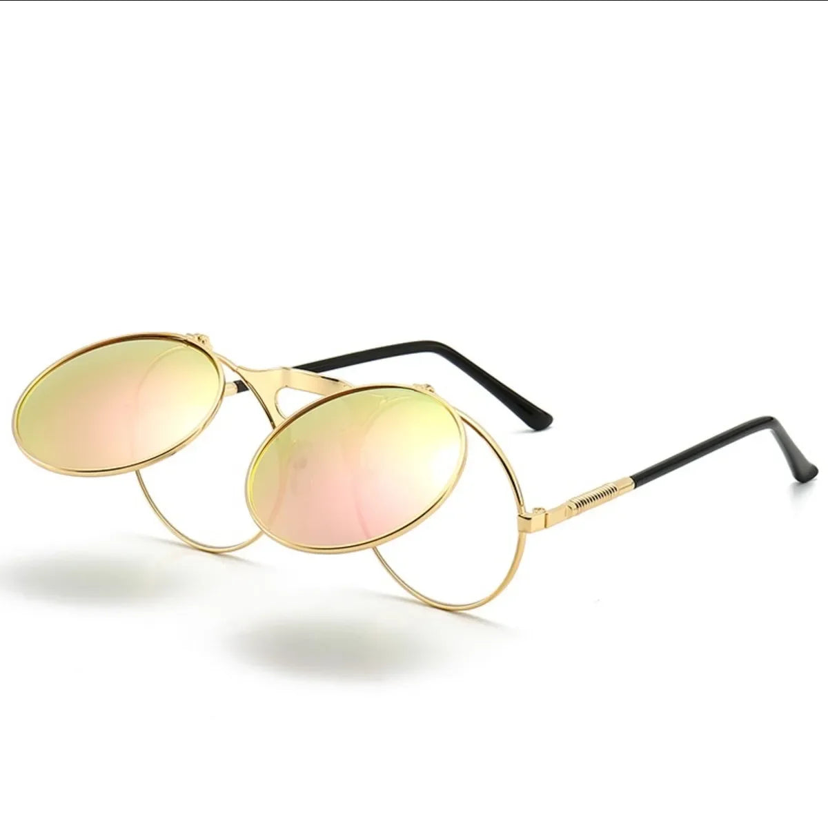 FlipLens Retro | Steampunk Double Lens Sunglasses – Style That Turns Heads