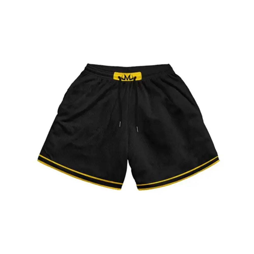 Anime Inspired 2-in-1 Quick Dry Mesh Shorts – Summer Sports Workout Pants