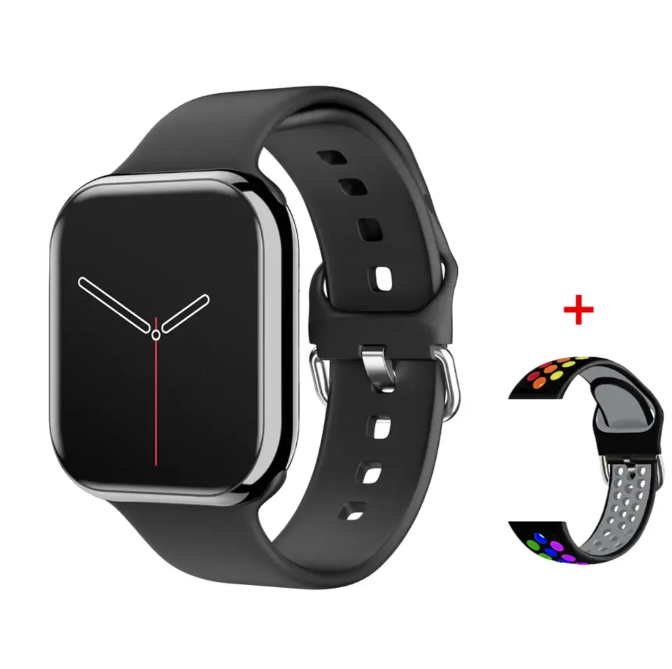 Smartwatch with Body Temp & GPS – NFC, Always-On Display, Sport Design
