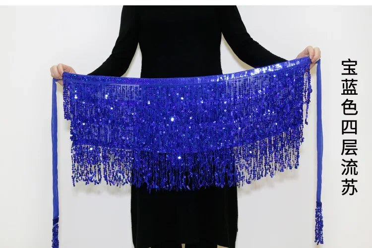 Sequin Tassel Mini Skirt — Dance & Party Ready