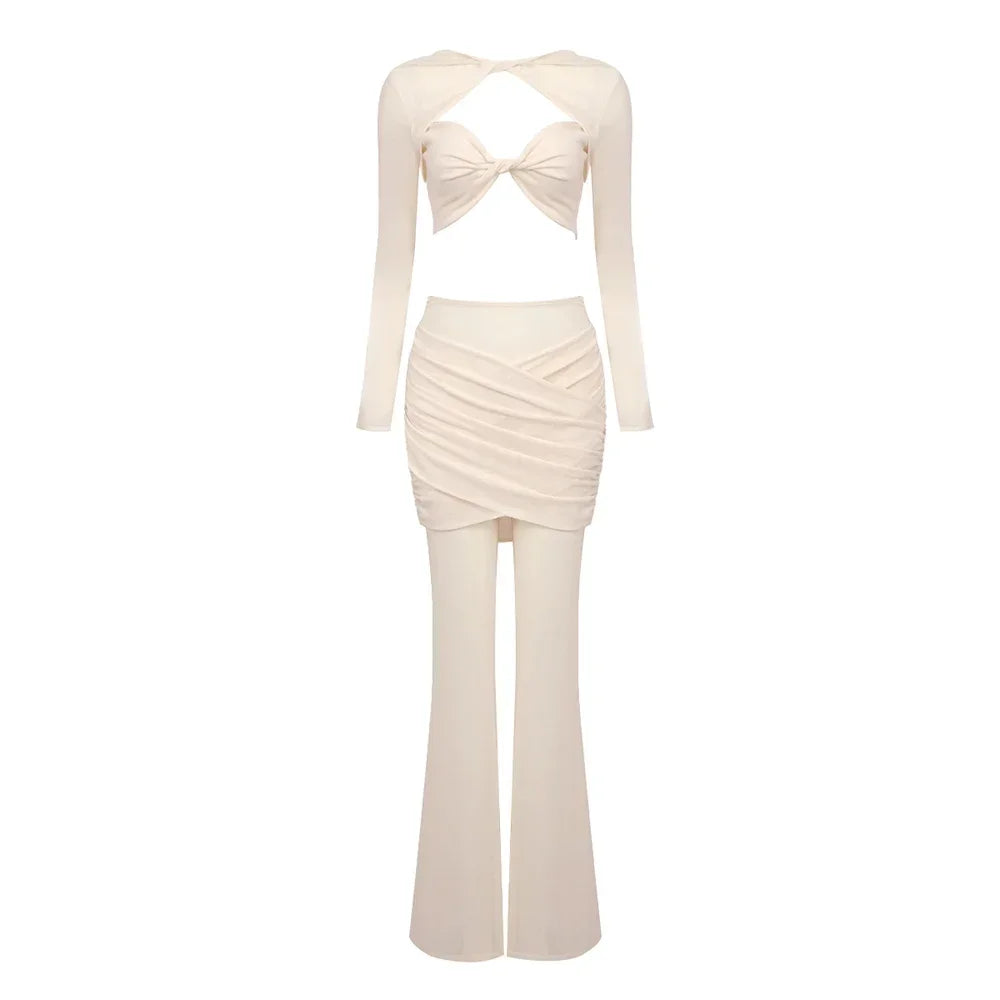Mesh Top & Trousers Summer Set