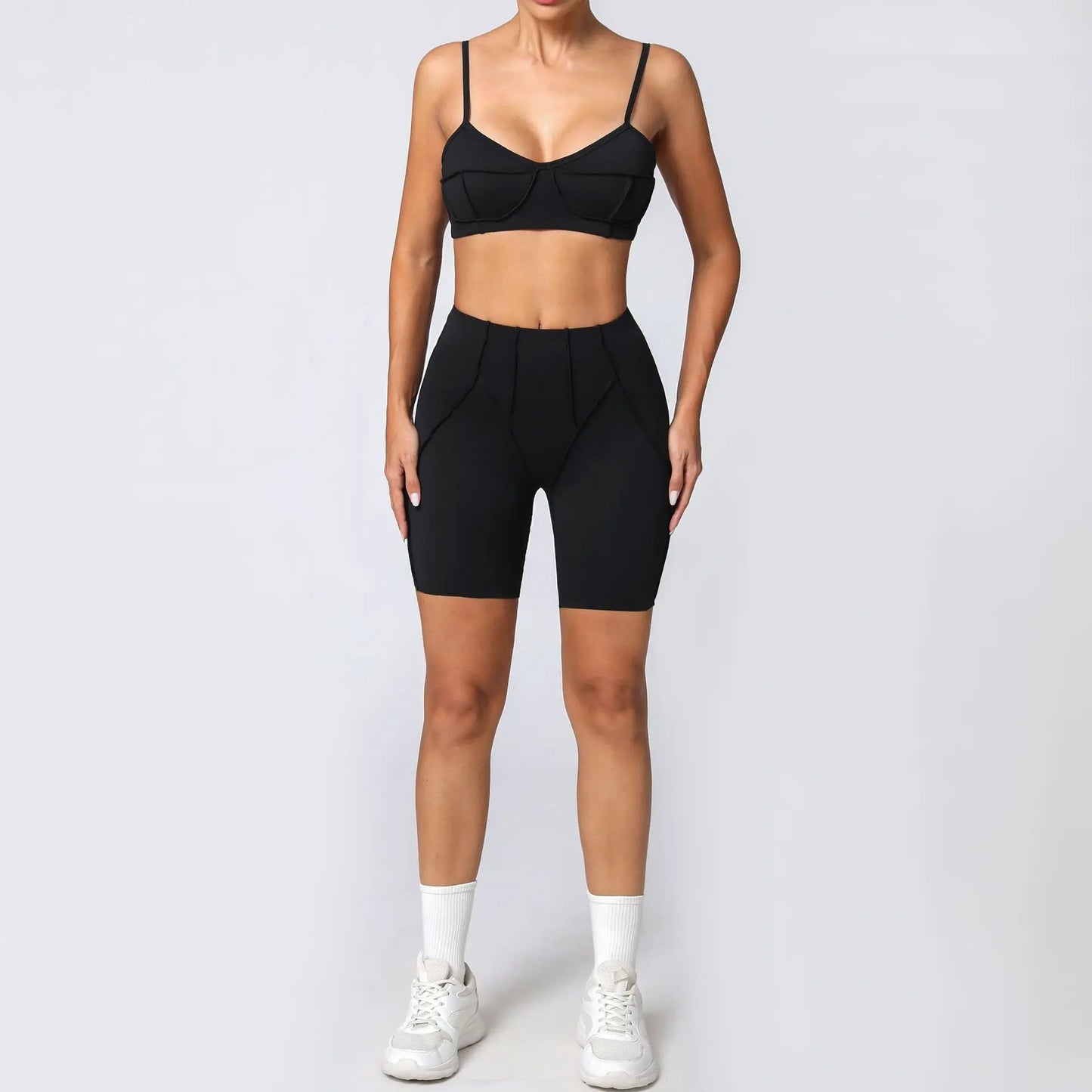 LiftTone Pocket Shorts Set – Cross Bra Combo