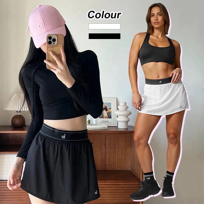 Moisture-Wicking Tennis Skirt — Quick Dry Sportswear