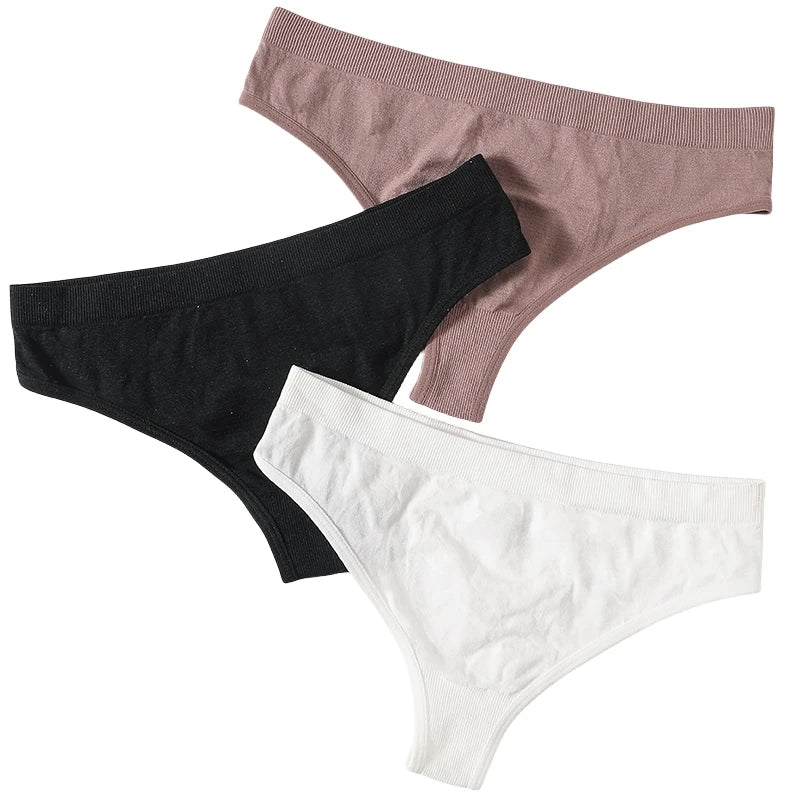 Seamless Thongs – Low Waist, Sporty – 10-Pack