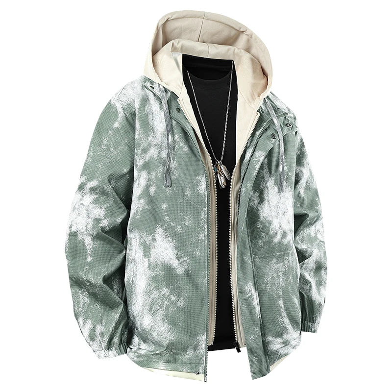 Waterproof Windbreaker — Plus Size Cargo Coat, Casual & Functional