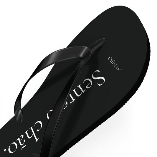 Black Edition - Desliga os ecras. Sente o Chao – Flip Flops | OffIsLux™