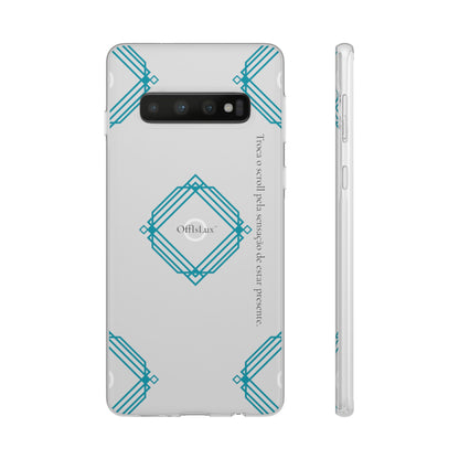 Troca o scroll pela sensação de estar presente.  -Capa Flexível Geométrica | OffIsLux™