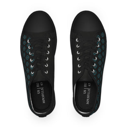 Diamond Pattern – Low Top Sneakers  | OffIsLux™