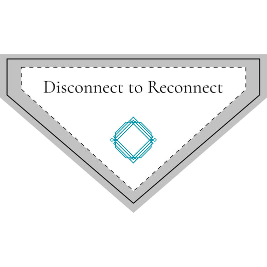 Disconnect to reconnect - Clip-on Pet Bandana  | OffIsLux™