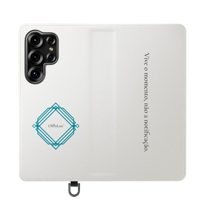 Vive o momento, não a notificação - Capa Flip | OffIsLux™