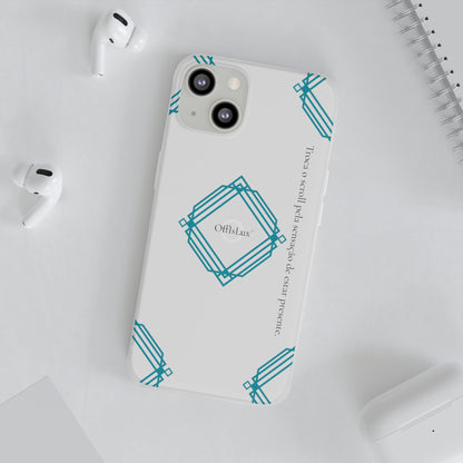 Troca o scroll pela sensação de estar presente.  -Capa Flexível Geométrica | OffIsLux™