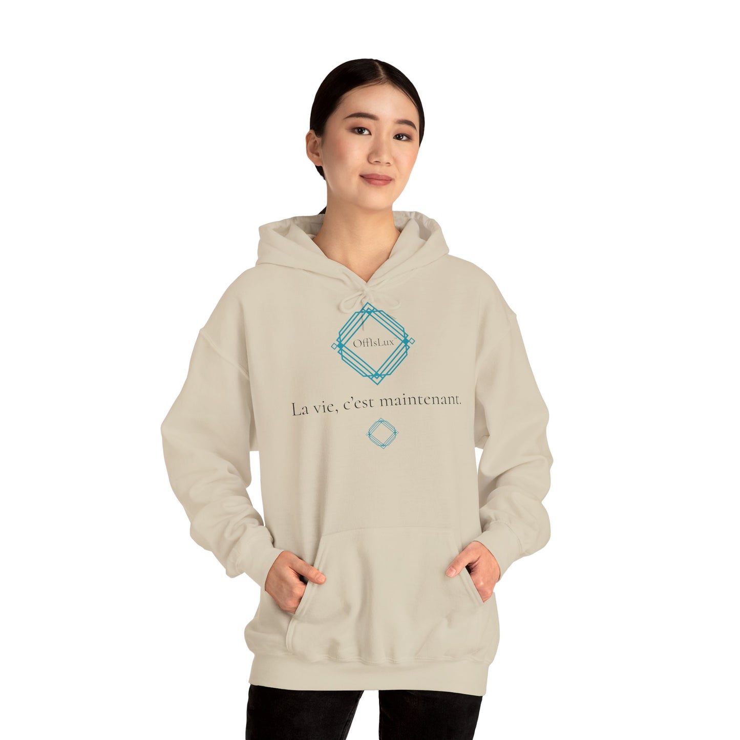 La vie, c’est maintenant. - Hoodie unissexo | OffIsLux™