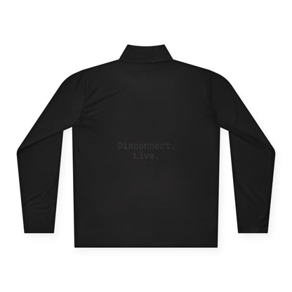 Disconnect. Live. - Quarter-Zip Pullover  | OffIsLux™
