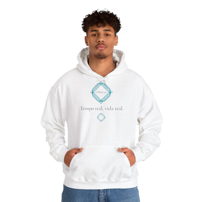 Tempo real, vida real. - Hoodie unissexo | OffIsLux™