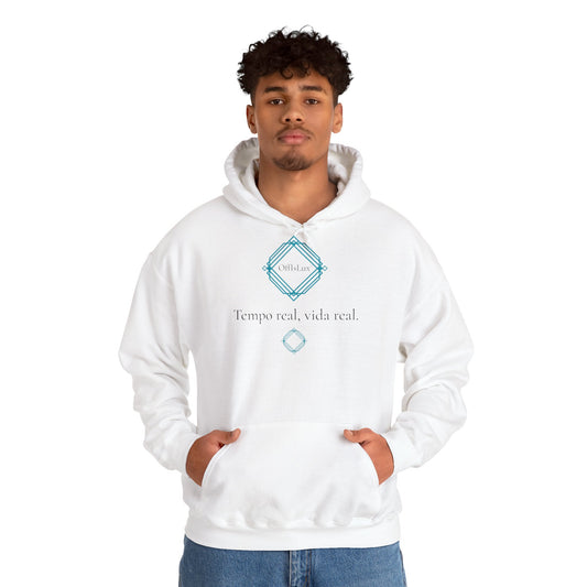 Tempo real, vida real. - Hoodie unissexo | OffIsLux™