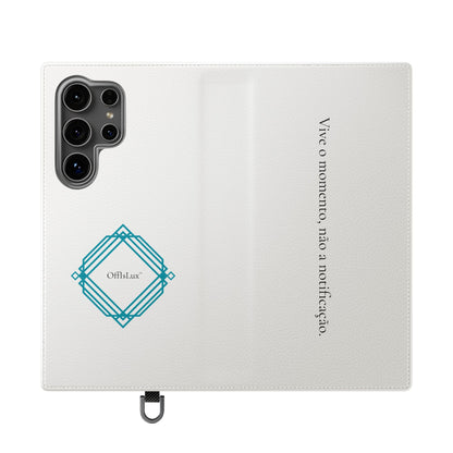Vive o momento, não a notificação - Capa Flip | OffIsLux™
