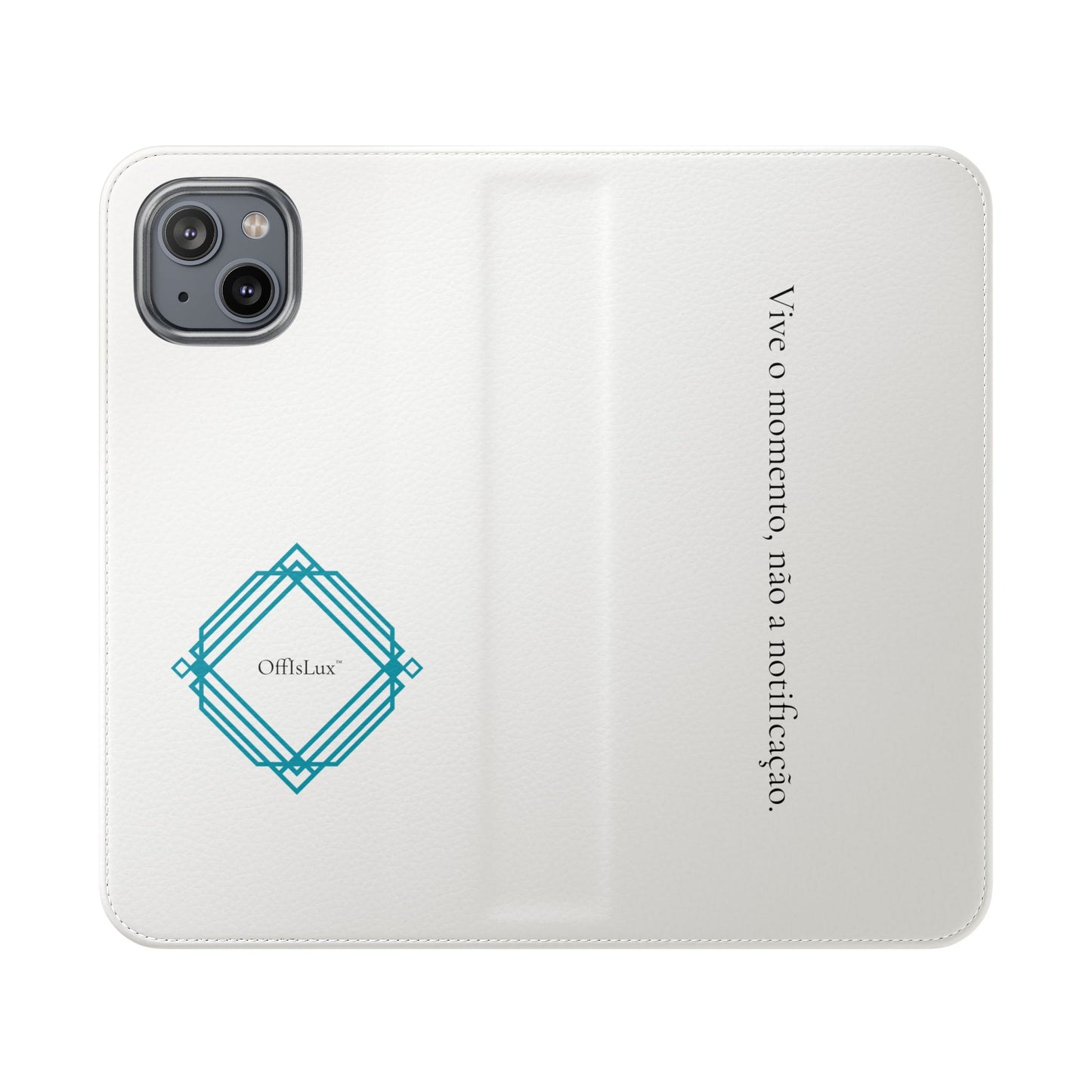 Vive o momento, não a notificação - Capa Flip | OffIsLux™