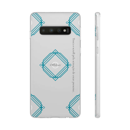 Troca o scroll pela sensação de estar presente.  -Capa Flexível Geométrica | OffIsLux™