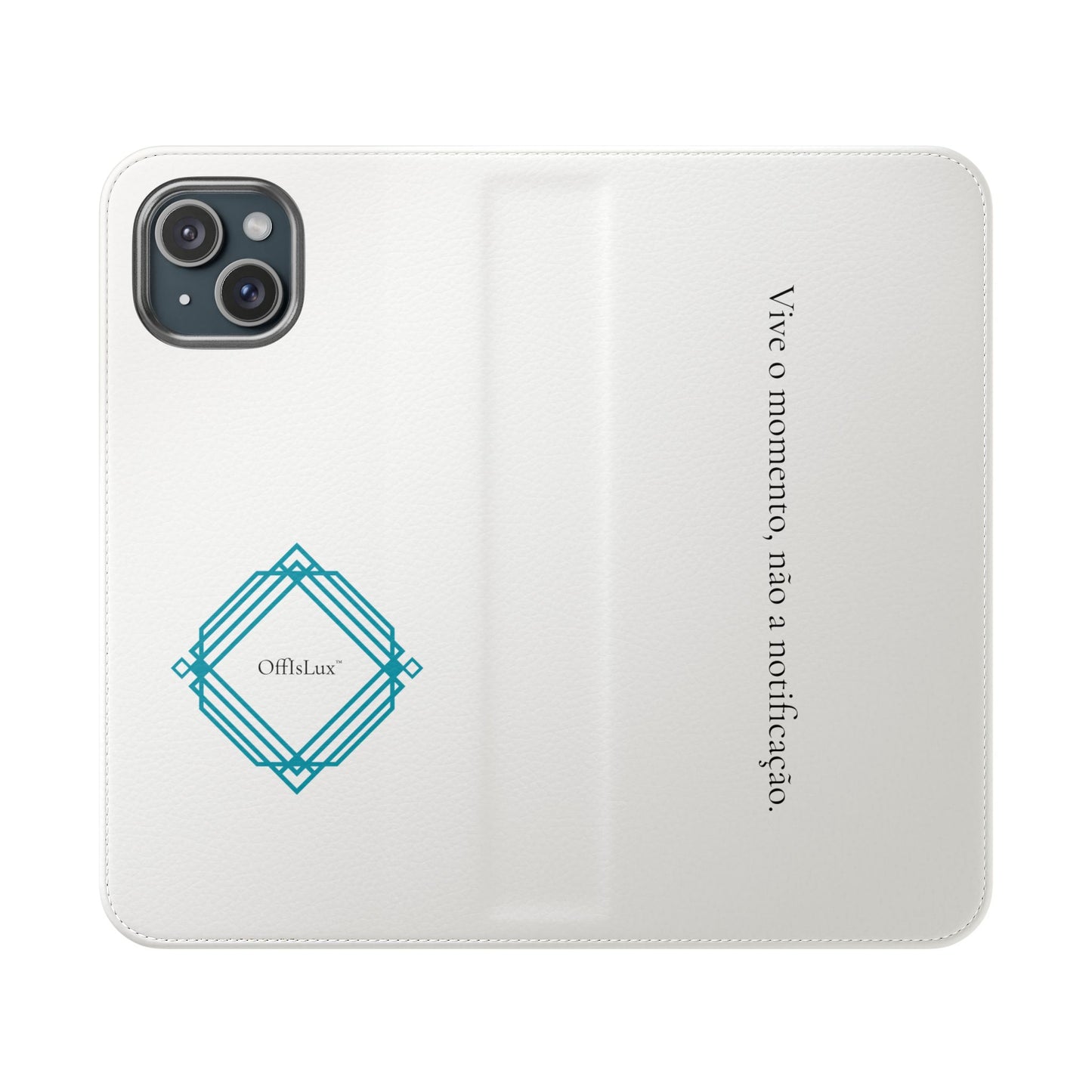 Vive o momento, não a notificação - Capa Flip | OffIsLux™