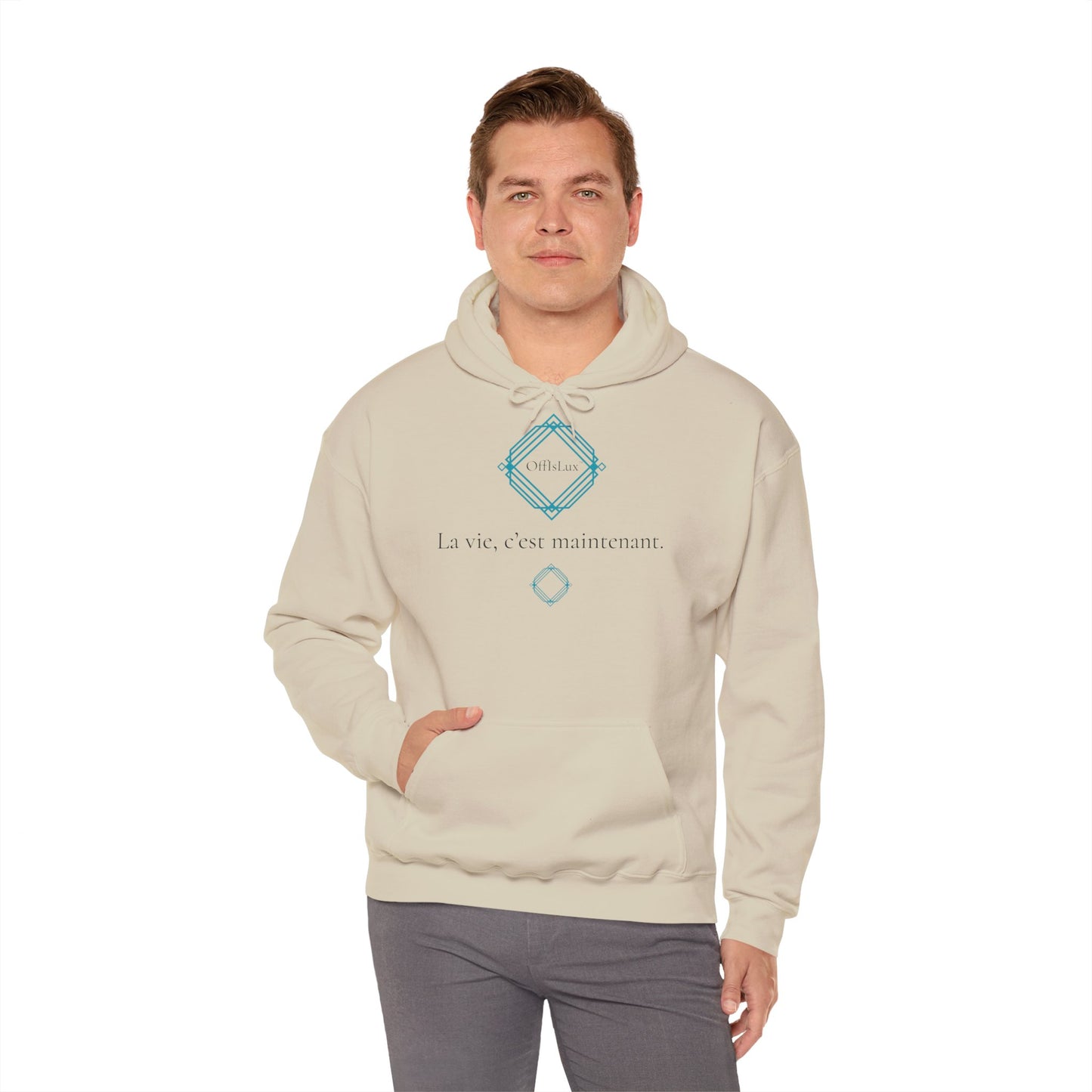 La vie, c’est maintenant. - Hoodie unissexo | OffIsLux™