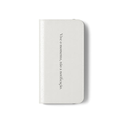 Vive o momento, não a notificação - Capa Flip | OffIsLux™