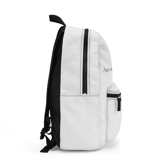 Aqui o tempo abranda e tu tambem - Mochila | OffIsLux™