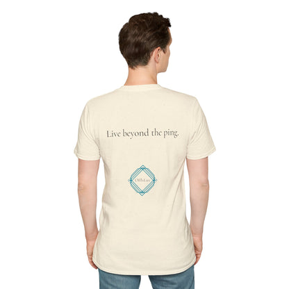 Live beyond the ping. – Unisex T-Shirt | OffIsLux™