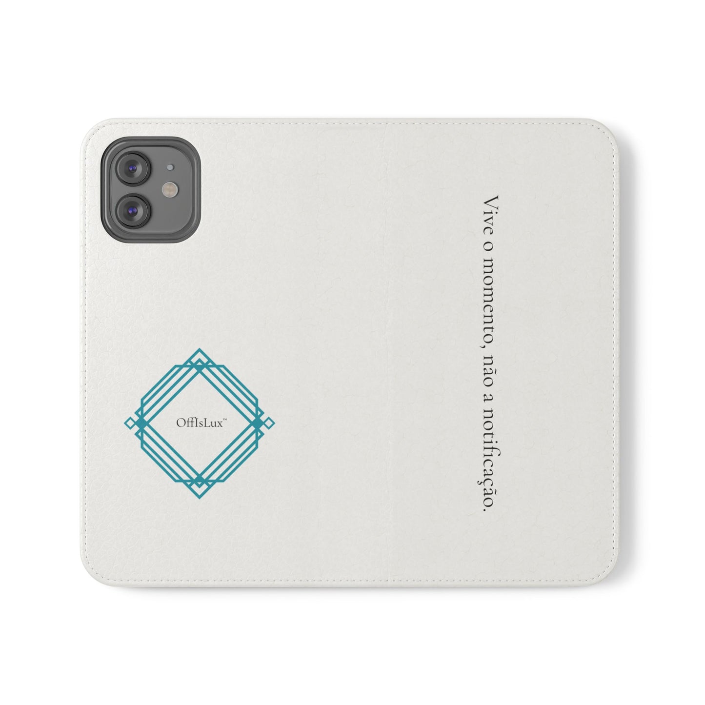 Vive o momento, não a notificação - Capa Flip | OffIsLux™