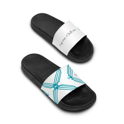 Log Out. Chill Out. - Slide Sandals  | OffIsLux™