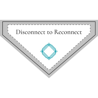 Disconnect to reconnect - Clip-on Pet Bandana  | OffIsLux™