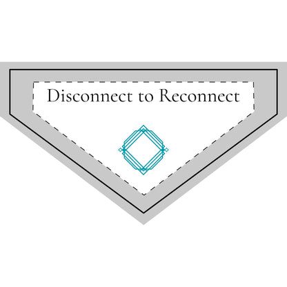 Disconnect to reconnect - Clip-on Pet Bandana  | OffIsLux™