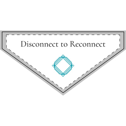 Disconnect to reconnect - Clip-on Pet Bandana  | OffIsLux™