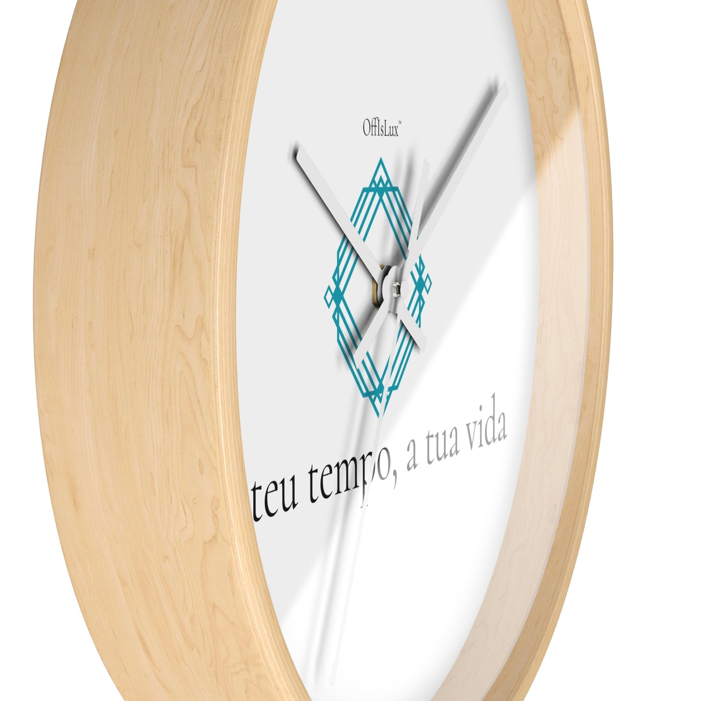 O teu tempo, a tua vida – Relógio de Parede | OffIsLux™