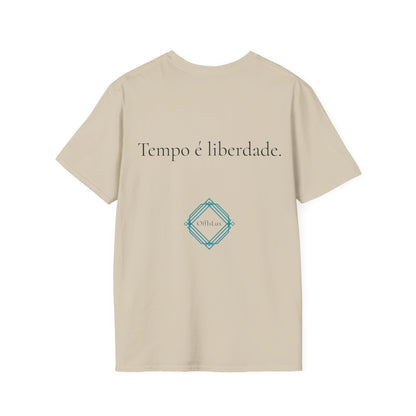 Tempo é liberdade. – Unisex T-Shirt | OffIsLux™