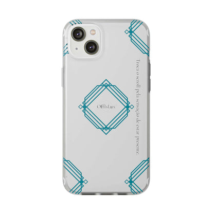 Troca o scroll pela sensação de estar presente.  -Capa Flexível Geométrica | OffIsLux™