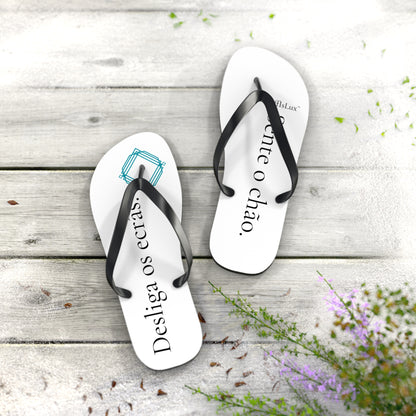 Desliga os ecrãs. Vive o agora. - Flip Flops | OffIsLux™