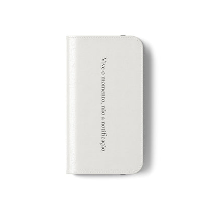 Vive o momento, não a notificação - Capa Flip | OffIsLux™