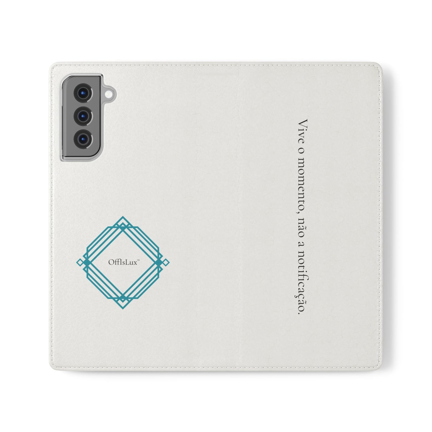 Vive o momento, não a notificação - Capa Flip | OffIsLux™
