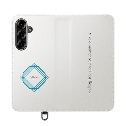 Vive o momento, não a notificação - Capa Flip | OffIsLux™