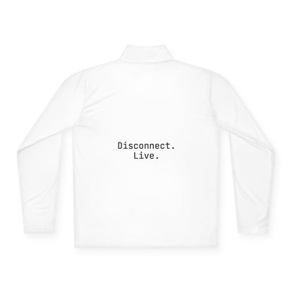 Disconnect. Live. - Quarter-Zip Pullover  | OffIsLux™