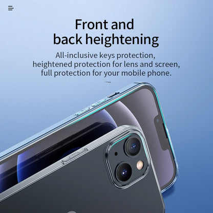 HOCO Ultra-Thin Clear TPU Case – iPhone 13 to 15 Plus | Soft & Slim Transparent Cover