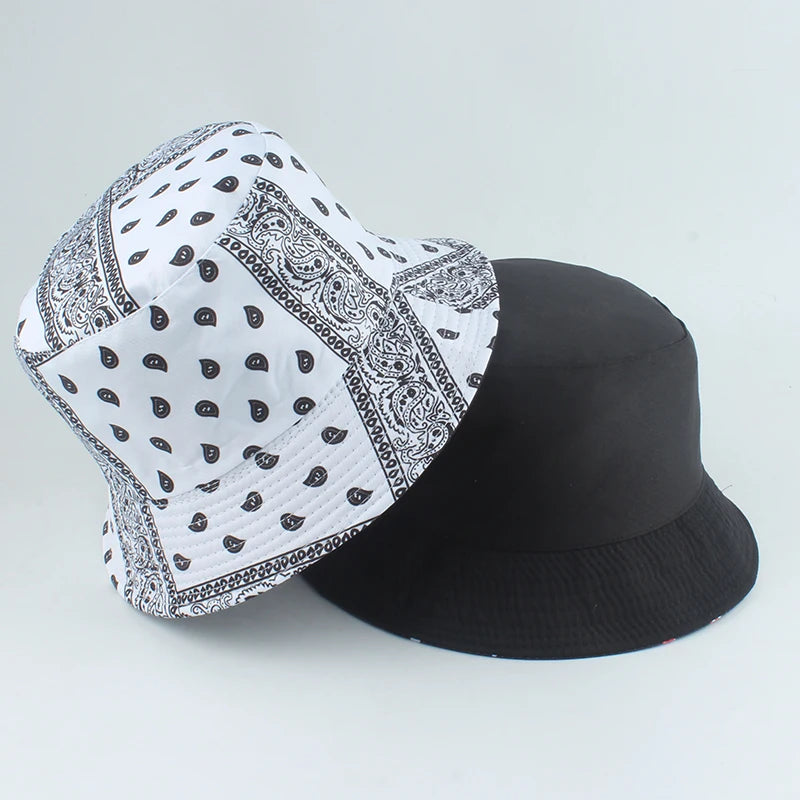 Vintage Reversible Bucket Hat – 2022 Hip Hop Fisherman Style