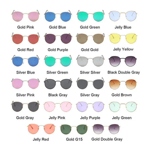 RoundEra | Classic Mini Circle Sunglasses – Timeless Unisex Fashion