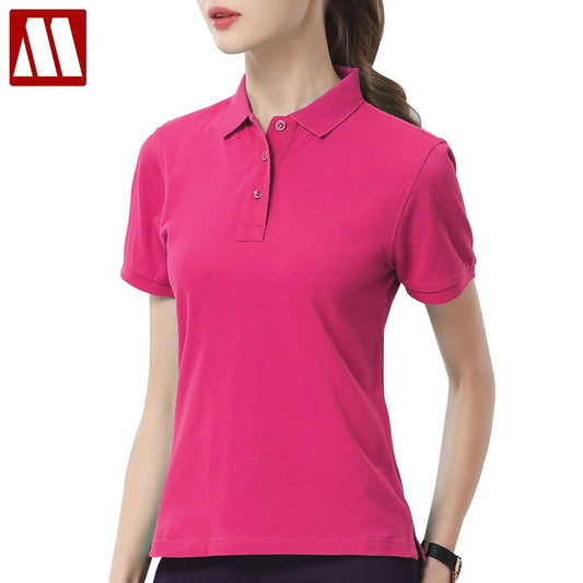 Casual Polo Tee — Slim Fit Solid Color Short Sleeve