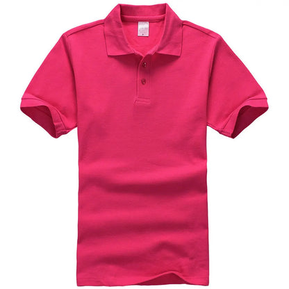 Unisex Cotton Polo Shirt — Essential Solid Color Tee