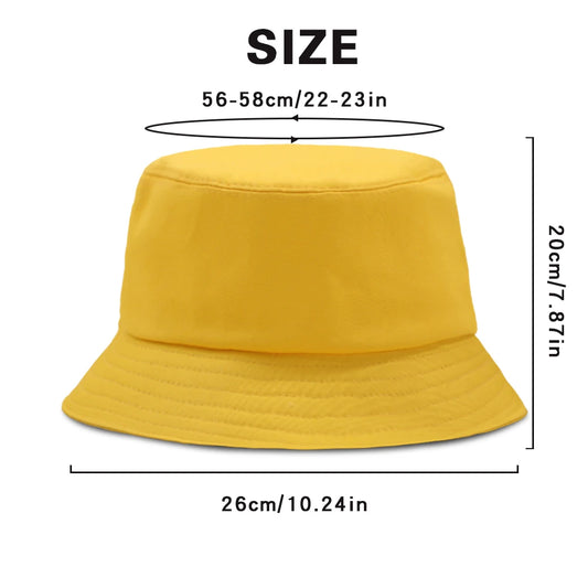 Letter 23 Bucket Hat – Foldable Summer Beach Hat for Men & Women