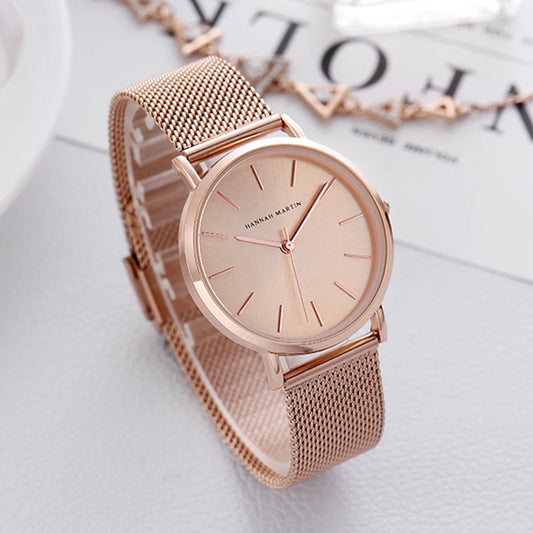All Black Steel Strap Watch – Urban Sporty Look