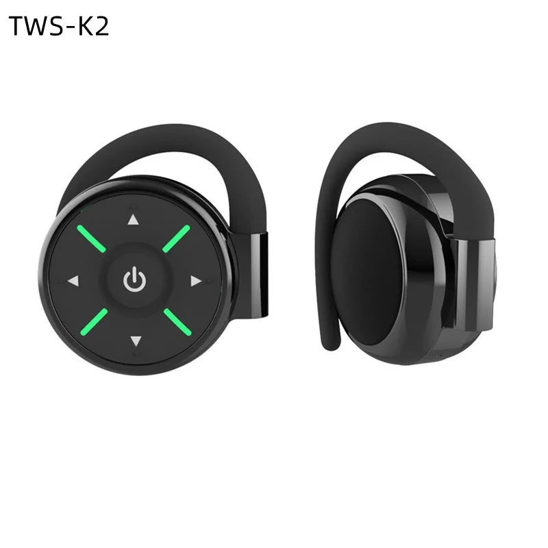 TWS Over-Ear Wireless Headphones Bluetooth 5.0 – Som Lossless, Gancho para Ouvido e Dual Mode para Jogos e Música